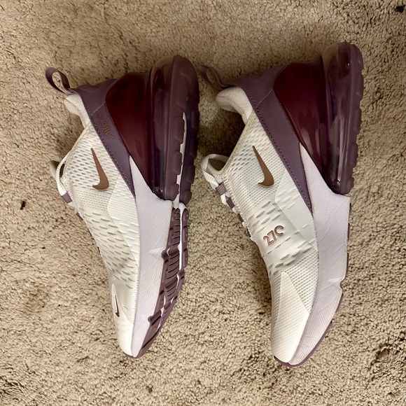 Nike Airmax 270 Women’s Size 8.5 Kids 7 Purple - Picture 2 of 4